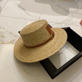 Loewe — шляпа с плоской тульей из рафи