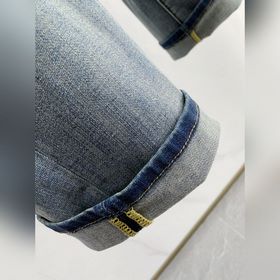 Джинсы Lv с широкими брючинами модели 