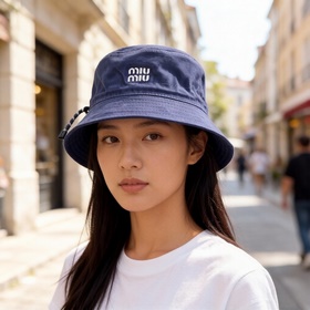 Новая рыбацкая кепка Miu, из парусины,