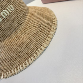 Новая соломенная шляпа Miu из рафии, п