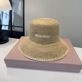 Новая соломенная шляпа Miu из рафии, п