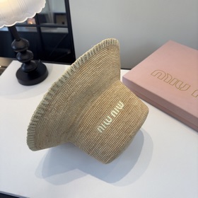 Новая соломенная шляпа Miu из рафии, п