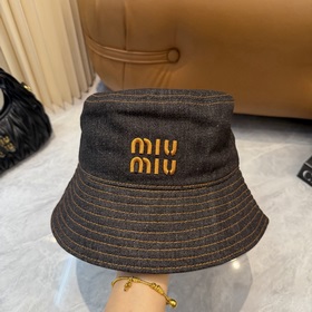 [Miumiu] Новая джинсовая кепка-рыбацк