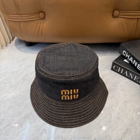 [Miumiu] Новая джинсовая кепка-рыбацк