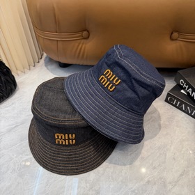 [Miumiu] Новая джинсовая кепка-рыбацк