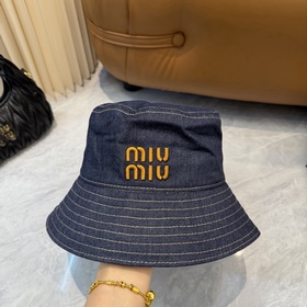 [Miumiu] Новая джинсовая кепка-рыбацк