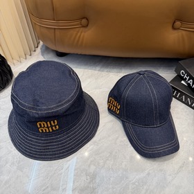 [Miumiu] Новая джинсовая кепка-рыбацк