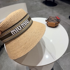 Новая соломенная шляпа Miu из рафии, в