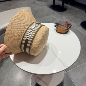 Новая соломенная шляпа Miu из рафии, в