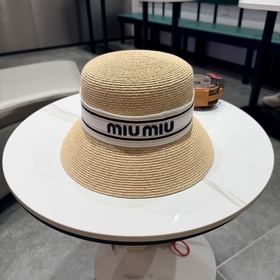 Новая соломенная шляпа Miu из рафии, в