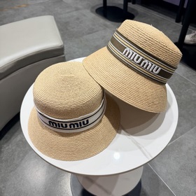 Новая соломенная шляпа Miu из рафии, в