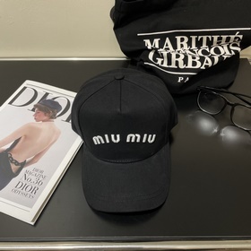 [Miumiu] Новая джинсовая бейсболка с