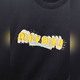 Футболка Miumiu26ss с логотипом, нанес