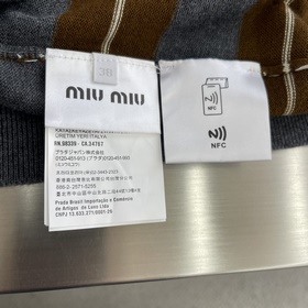 -Свитер MiuMiu с жаккардовым узором в 