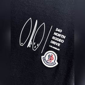 Moncler  С тремя логотипами Новая мо