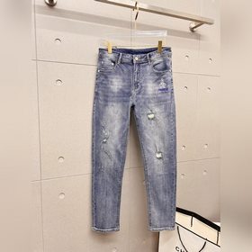 Мужские джинсы PRADA из ткани «Таннин»
