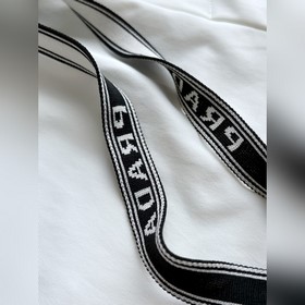 Черно-белые повседневные брюки Prada в