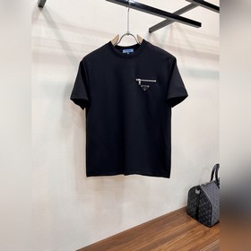 Prada  Мужская футболка с круглым выр
