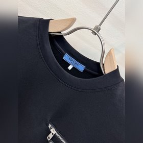 Prada  Мужская футболка с круглым выр