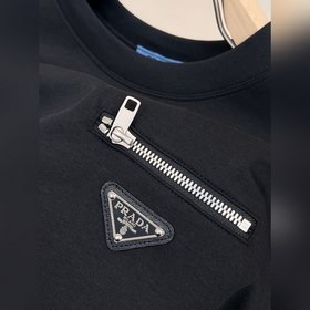 Prada  Мужская футболка с круглым выр