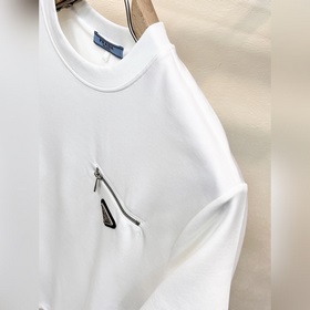 Prada  Мужская футболка с круглым выр