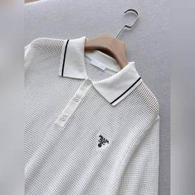 Поло Prada из сетчатого трикотажа, вес