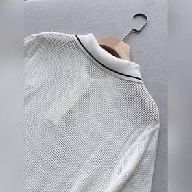 Поло Prada из сетчатого трикотажа, вес