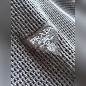 Поло Prada из сетчатого трикотажа, кол