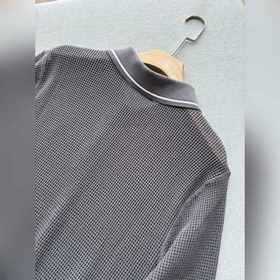 Поло Prada из сетчатого трикотажа, кол