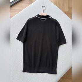 Поло Prada из сетчатого трикотажа, кол