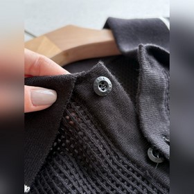 Поло Prada из сетчатого трикотажа, кол