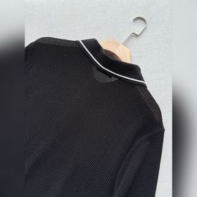 Поло Prada из сетчатого трикотажа, кол