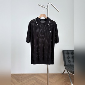 Поло Prada из сетчатого трикотажа, кол