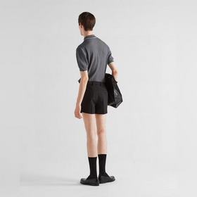 Поло Prada из сетчатого трикотажа, кол