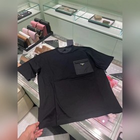 Футболка Prada с коротким рукавом, кар