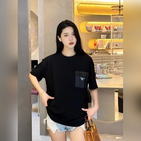 Футболка Prada с коротким рукавом, кар