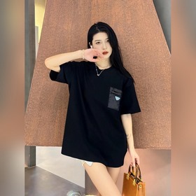 Футболка Prada с коротким рукавом, кар