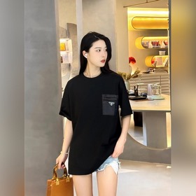 Футболка Prada с коротким рукавом, кар