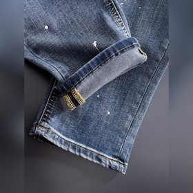 Мужские джинсы Versace из ткани «танни