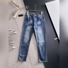 Мужские джинсы Versace из ткани «танни