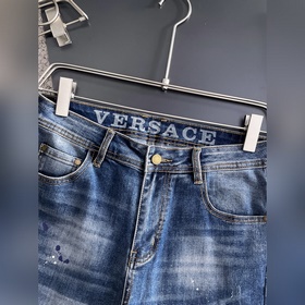 Мужские джинсы Versace из ткани «танни