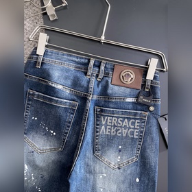 Мужские джинсы Versace из ткани «танни