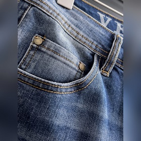 Мужские джинсы Versace из ткани «танни