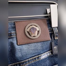 Мужские джинсы Versace из ткани «танни