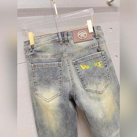 Мужские джинсы Versace из ткани «танни