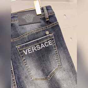 Мужские джинсы Versace из ткани «танни