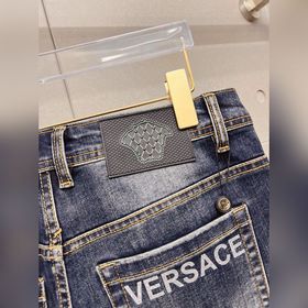 Мужские джинсы Versace из ткани «танни