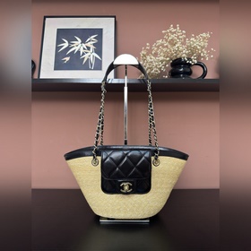 Фотография： сумка Chanel 26C в плетено