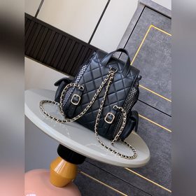 Рюкзак Chanel «Чёрное золото» 25S с аж