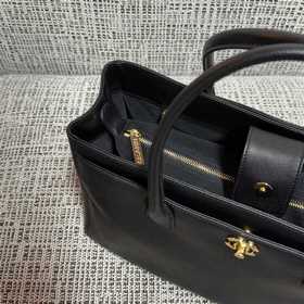 CHANEL VINTAGE Сумка-тоут черно-золото